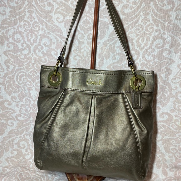 Coach Ashley Pewter Shoulder/Crossbody Bag - Picture 4 of 12